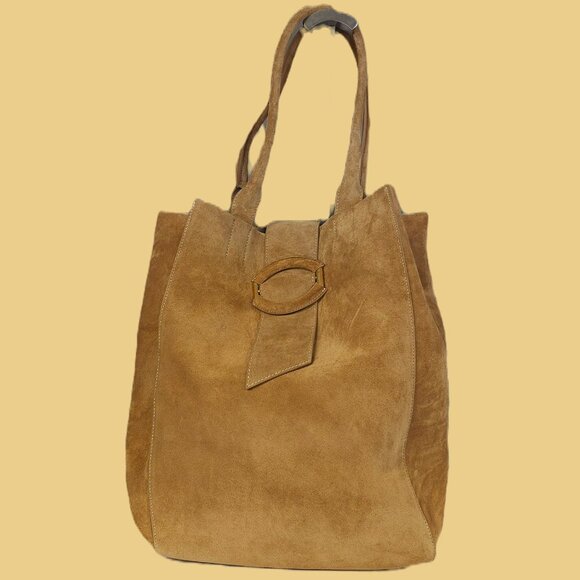 Banana Republic Suede Tote Bag - Picture 1 of 4